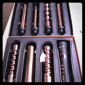 Foxy Bae Rose Gold Curling Wand Set